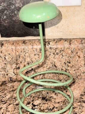 Vintage Green Spiral Hat/Headband Stand